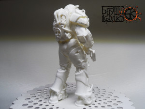 armor t-60 from the game fallout 4 laser rifle 3Dプリントモデル