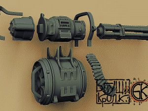 minifrom the game fallout 4 part 4 scale 1 and 2 3D-Druckmodell