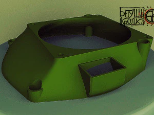 difusor de ar para o compressor jas 1203 Modelo de Impressão 3D