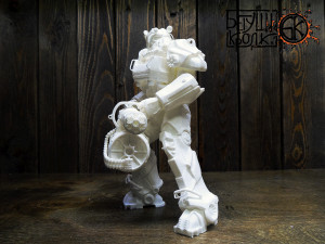 t-60 armor minifallout 4 scale 2 3D Print Model