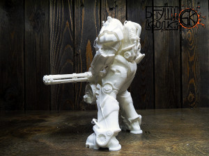 t-60 armor minifallout 4 scale 2 3D Print Model