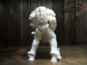t-60 armor minifallout 4 scale 2 3D Print Model
