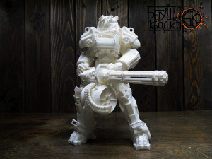 t-60 armor minifallout 4 scale 2 3D Print Model