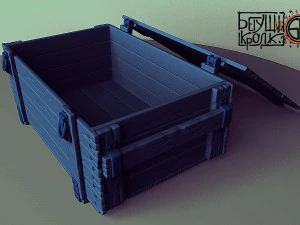 t-60 helmet on the cartridge box 3D Print Model