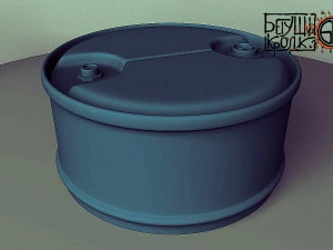 t-60 helmet on the cartridge box 3D Print Model