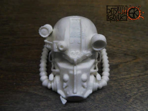 t-60 helmet on the cartridge box 3D Print Model