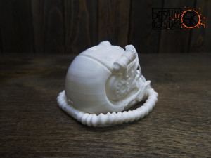 t-60 helmet on the cartridge box Modelo de impresión 3D