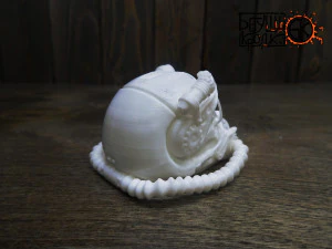 t-60 helmet on the cartridge box 3D Print Model