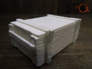 t-60 helmet on the cartridge box 3D Print Model