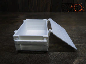 t-60 helmet on the cartridge box 3D Print Model