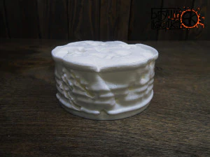 t-60 helmet on the cartridge box 3D Print Model