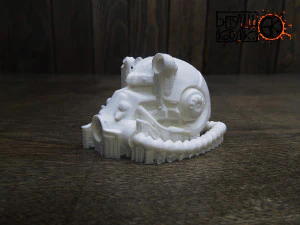 t-60 helmet on the cartridge box 3D Print Model