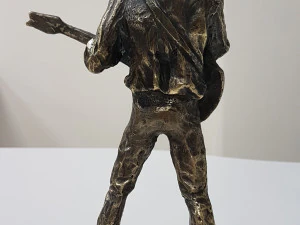 sculpture of rock musician viktor tsoi 3D Model