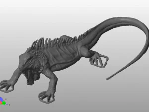 the sculpture iguana 3D Model