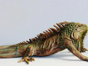 the sculpture iguana 3D Model