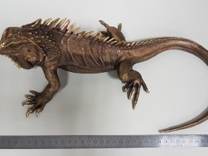 the sculpture iguana Modelo 3D