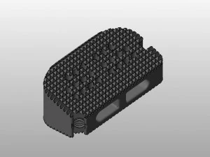 vertebral implants lumbar cage m4 thread real operation 3D Model