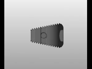 vertebral implants lumbar cage m4 thread real operation 3D Model