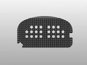 vertebral implants lumbar cage m4 thread real operation 3D Model