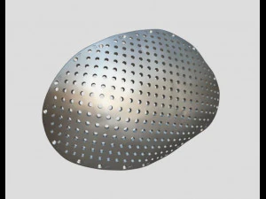 płytka do plastyki kranioplastyki prawdziwy przykład Model 3D