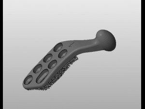 individual tmj prosthesis real operation Model 3D