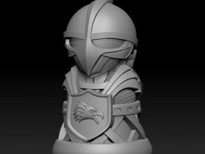 a pawn from army eagle Model do druku 3D