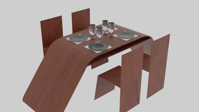 modern table for living 3D Model .c4d .max .obj .3ds .fbx .stl .blend 