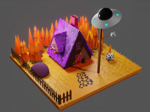 casa Modelo de impresión 3D