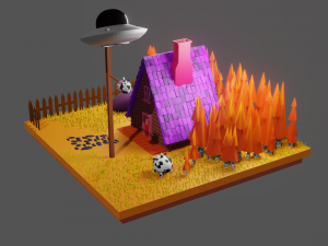 house 3D प्रिंट मॉडल