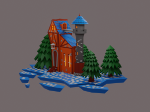 castle Modèles 3D en vedette