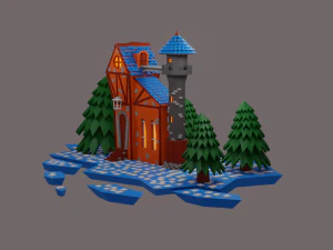 castle 3D Print Model