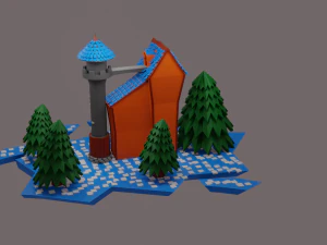 castle 3D Print Model