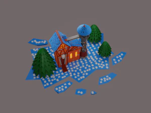 castle 3D Print Model