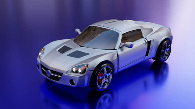sportcar 3D-Modell .c4d .max .obj .3ds .fbx .stl .blend 