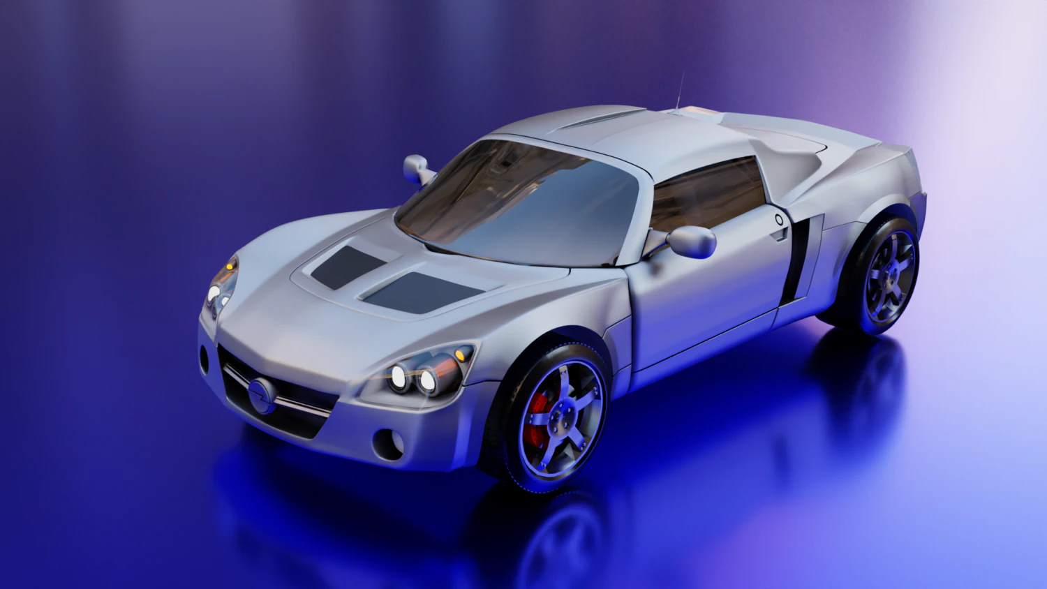 sportcar 3D Model .c4d .max .obj .3ds .fbx .stl .blend 