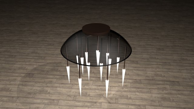 an unusual lamp for your interior 3D 모델 .c4d .max .obj .3ds .fbx .stl .blend 