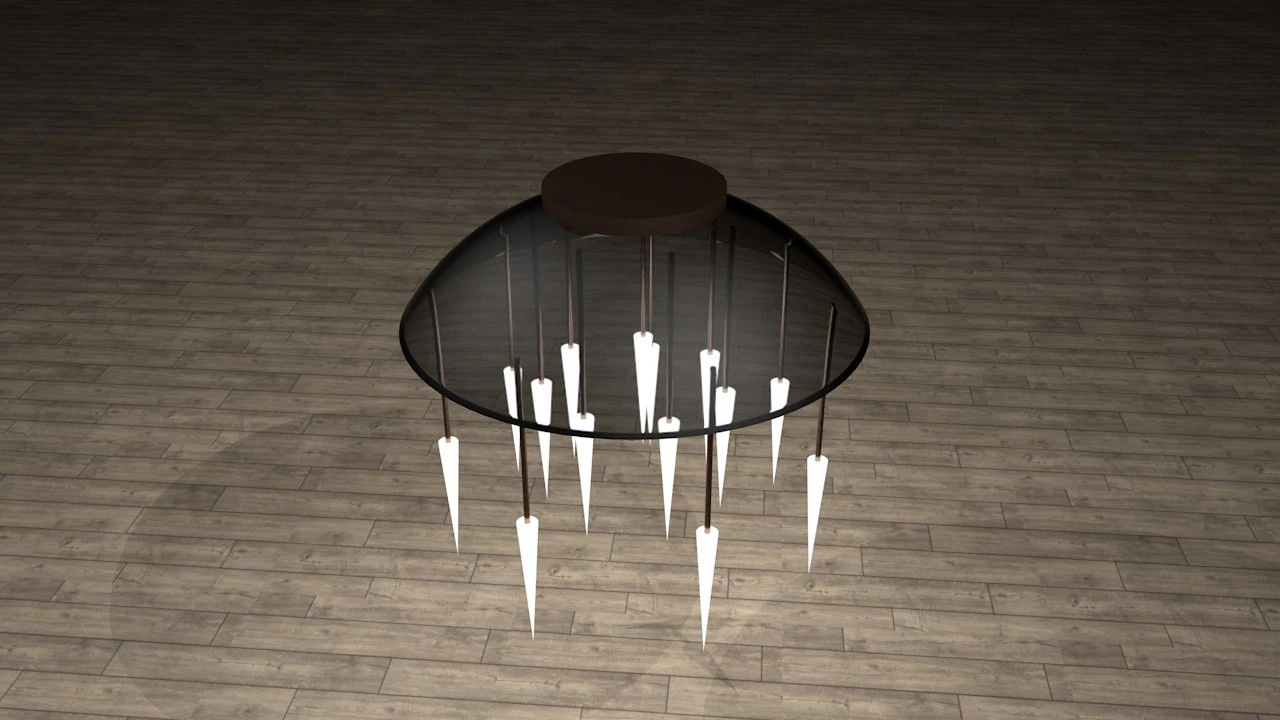 an unusual lamp for your interior 3D Model .c4d .max .obj .3ds .fbx .stl .blend 