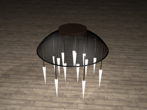 an unusual lamp for your interior Model 3D