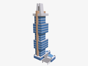 high-rise building Modelo 3D