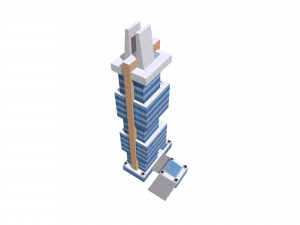 high-rise building Modelo 3D