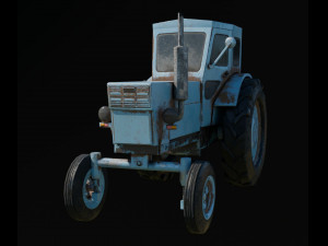 3D MODEL GAME READY TRACTOR 3D 模型
