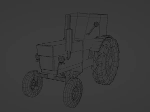 3D MODEL GAME READY TRACTOR 3D Model