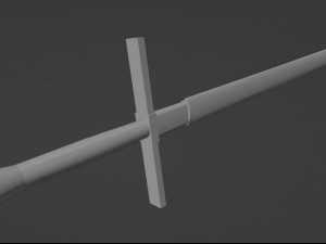 STEEL SWORD GAME PROPS Modello 3D