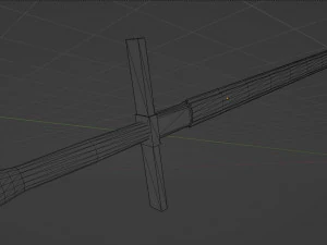STEEL SWORD GAME PROPS 3D Model