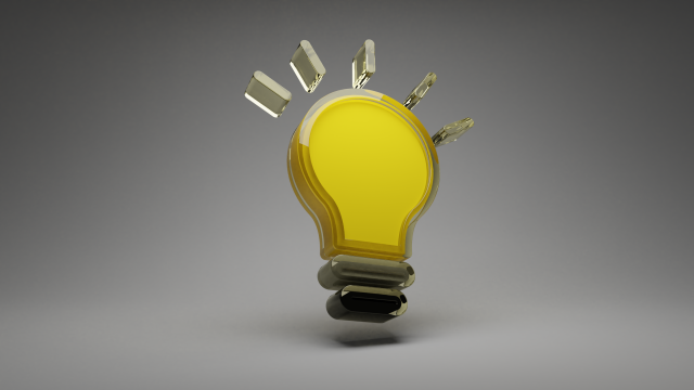 bulb logo CG 텍스쳐 .c4d .max .obj .3ds .fbx .stl .blend