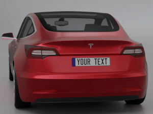 Tesla Model 3 3D Model