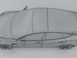 Tesla Model 3 3D 模型