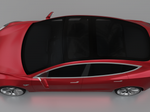 Tesla Model 3 3D 模型