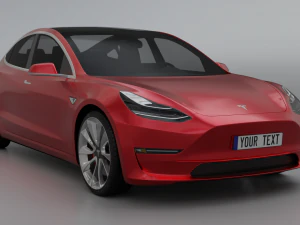 Tesla Model 3 3D Model