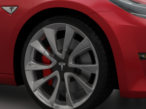 Tesla Model 3 3D 模型